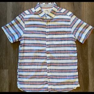 Free Planet button up shirt, size medium